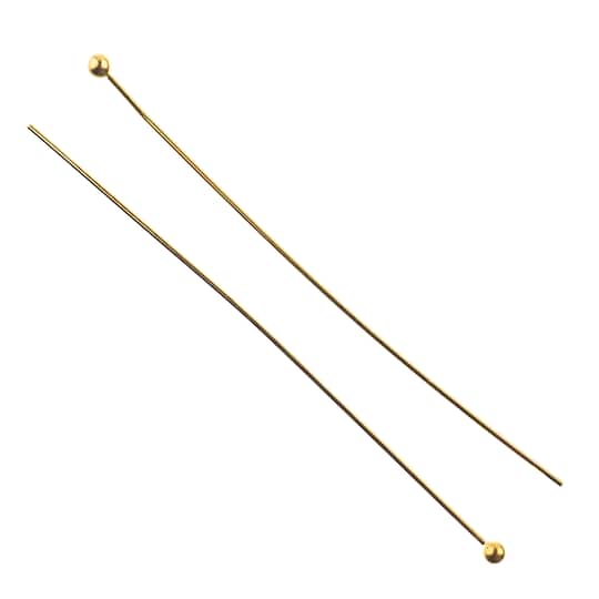 John Bead Must Have Findings 2" Ball Head Pins